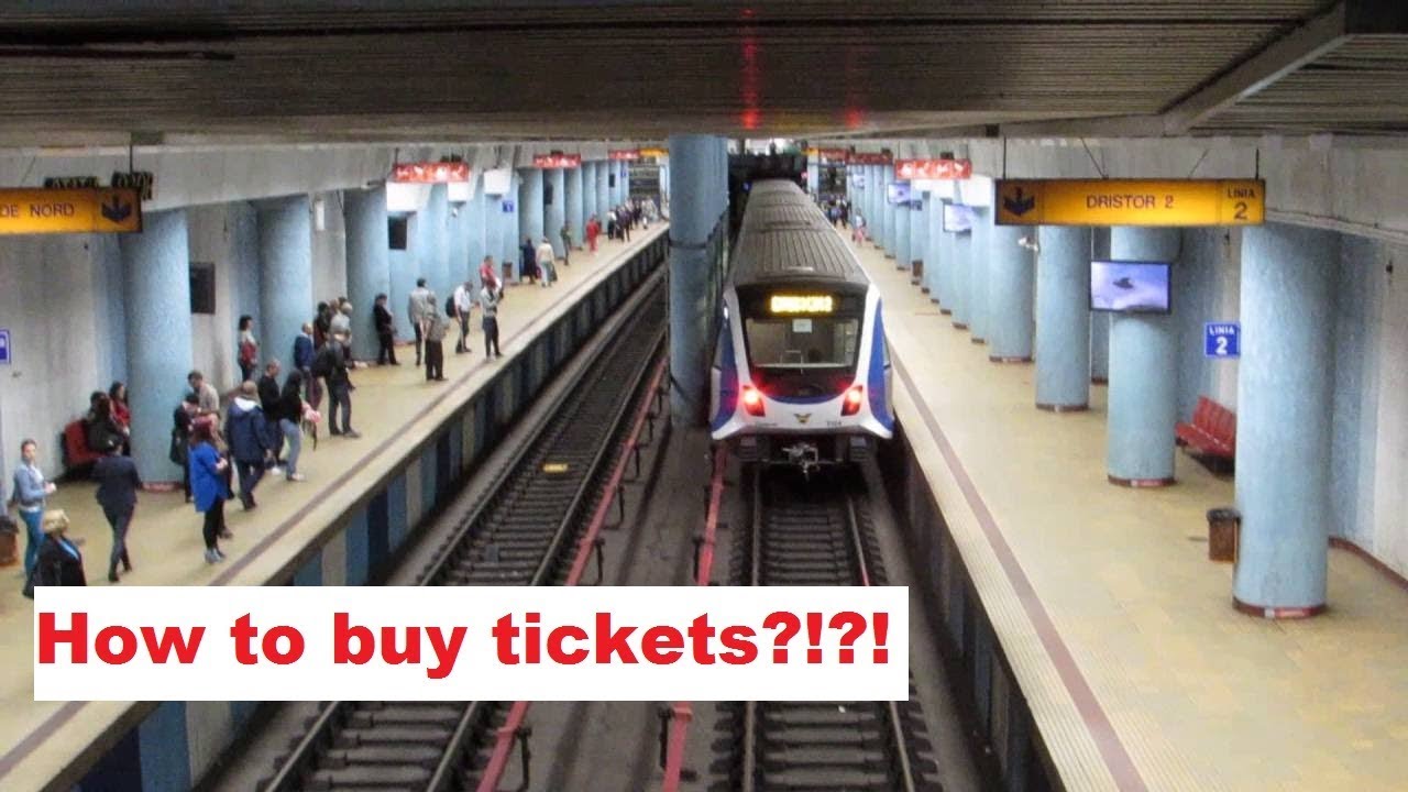 Как купить билеты на метро в Бухаресте, Румыния