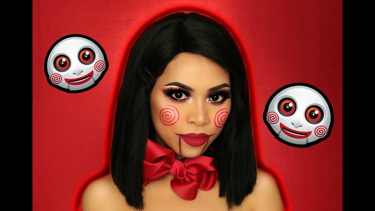 JIGSAW GLAM Halloween Makeup Tutorial | Super Easy 🎃