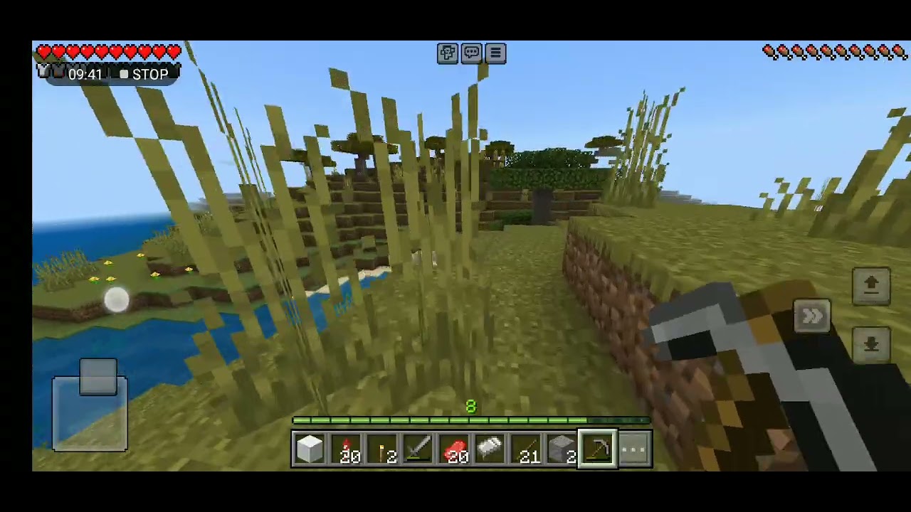 i build a cobblestone house to live in so please subscribe