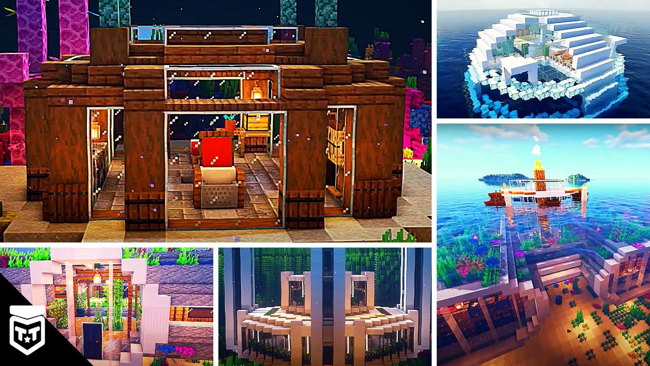 Minecraft: 10 проектов подводных баз, когда не хочется строить на суше