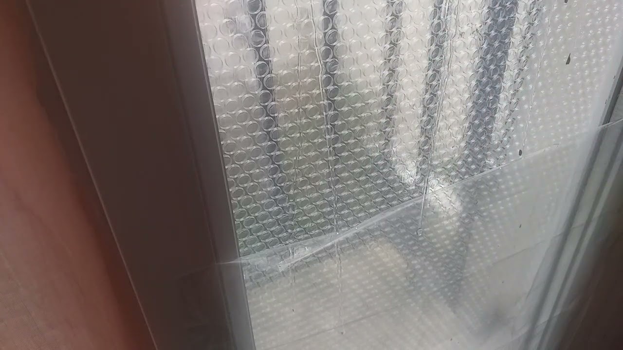 🙂PAPIER BULLE POUR VOS FENÊTRES POURQUOI PAS ????🤔🙂🙂(pour gagner 2 ou 3 degrés) 😄😄