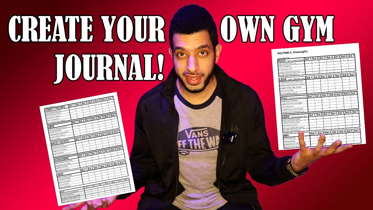 How To Create Your Own Gym Workout Journal