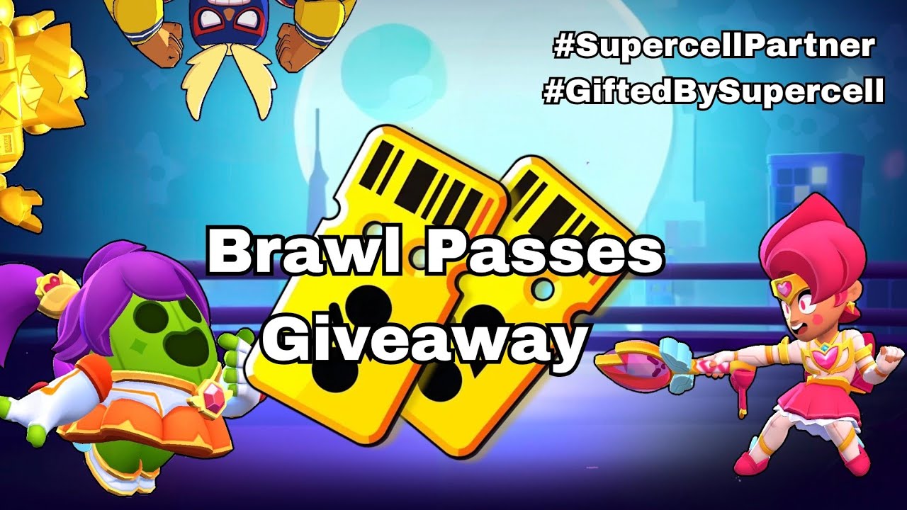 New Brawl Pass Giveaway by Supercell 2x Free Brawl Pass #SupercellPartner #GiftedBySupercell