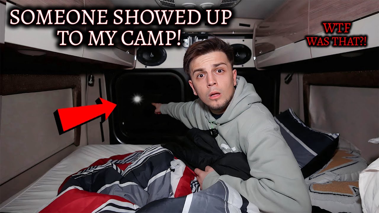 TERRIFYING VAN CAMPING - The Most Scared Ive Ever Been While Camping | HAUNTED DEMON FOREST