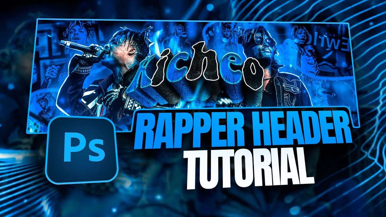 How To Make *THE CLEANEST* Rapper Header in Photoshop in 2024!
