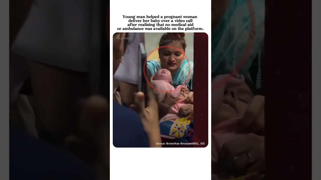 Man Helps Deliver Baby On Ram Mandir Station Platform🥹🙏 