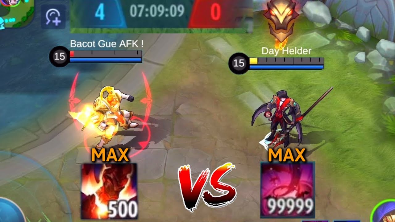 DAMAGE CECILION 9999999 STACK VS ALDOUS 500 STACK