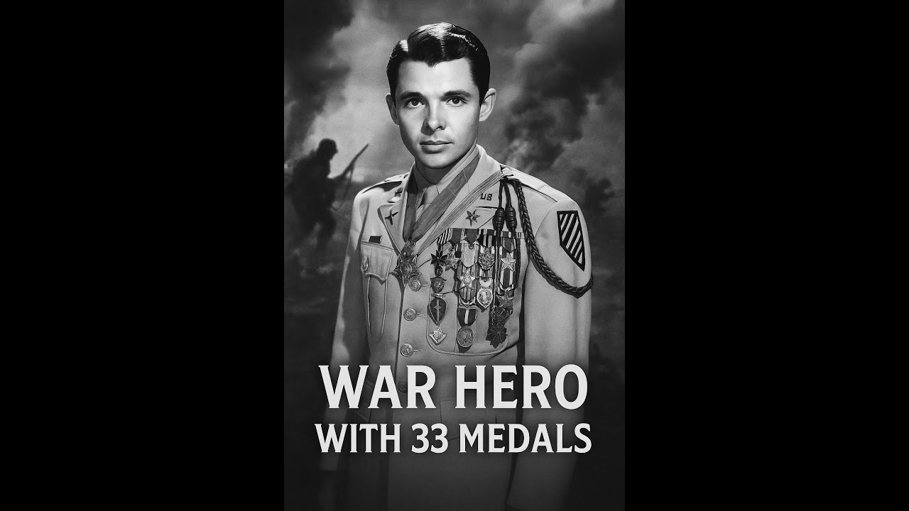 Hidden History: Famous American War Hero with 33 Medals Audie Murphy