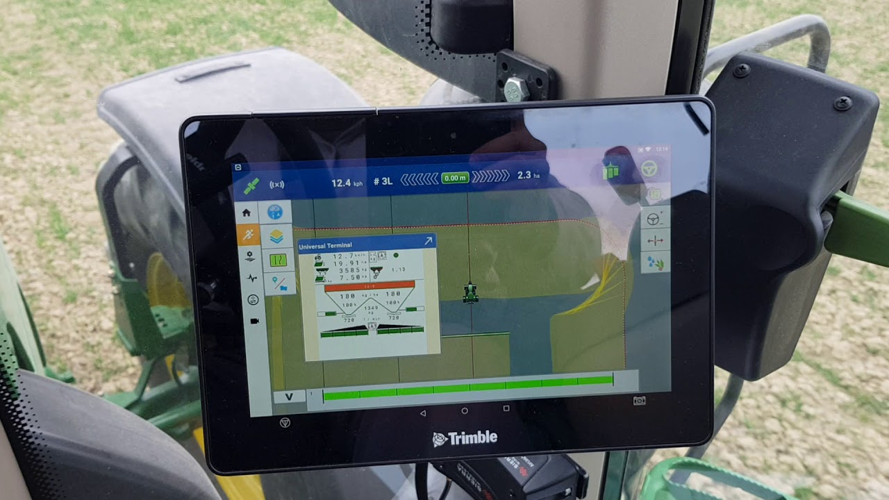 Jd 6195M +Trimble GFX750 RTK+ Amazone ZAV 3200
