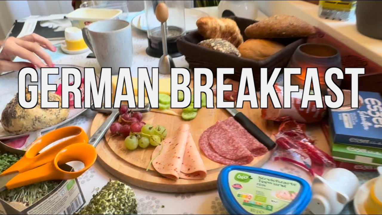 What Germans Really Eat for Breakfast 🇩🇪🥐 | Bread, Wurst, Cheese & More