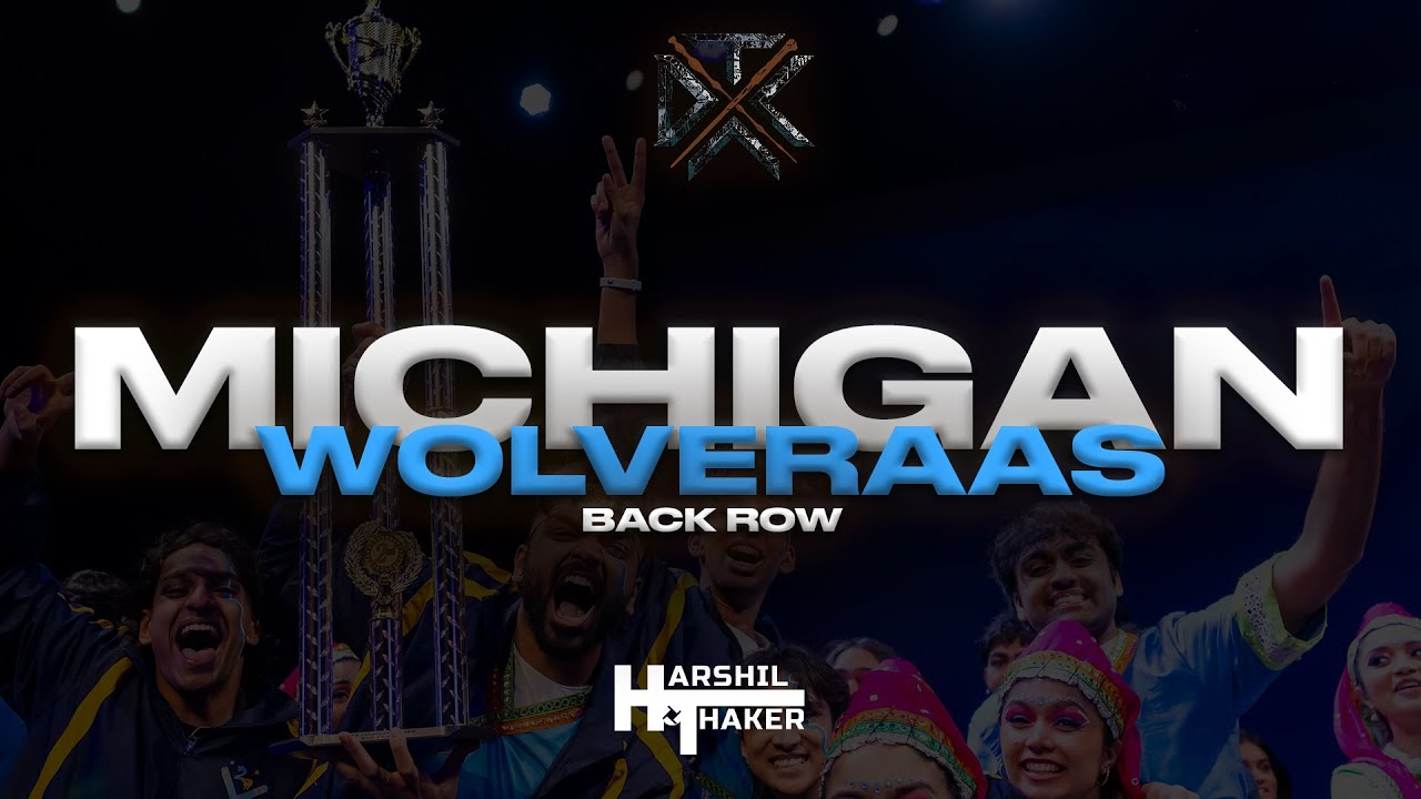 Michigan Wolveraas [SECOND PLACE] | Back Row | DTX Dandiya 2025 | Harshil Thaker