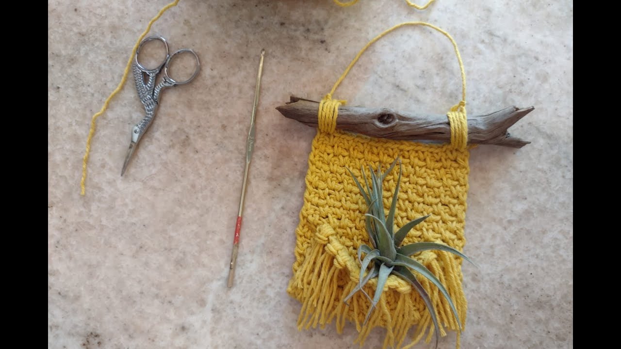 Mini tapiz con bolsillo