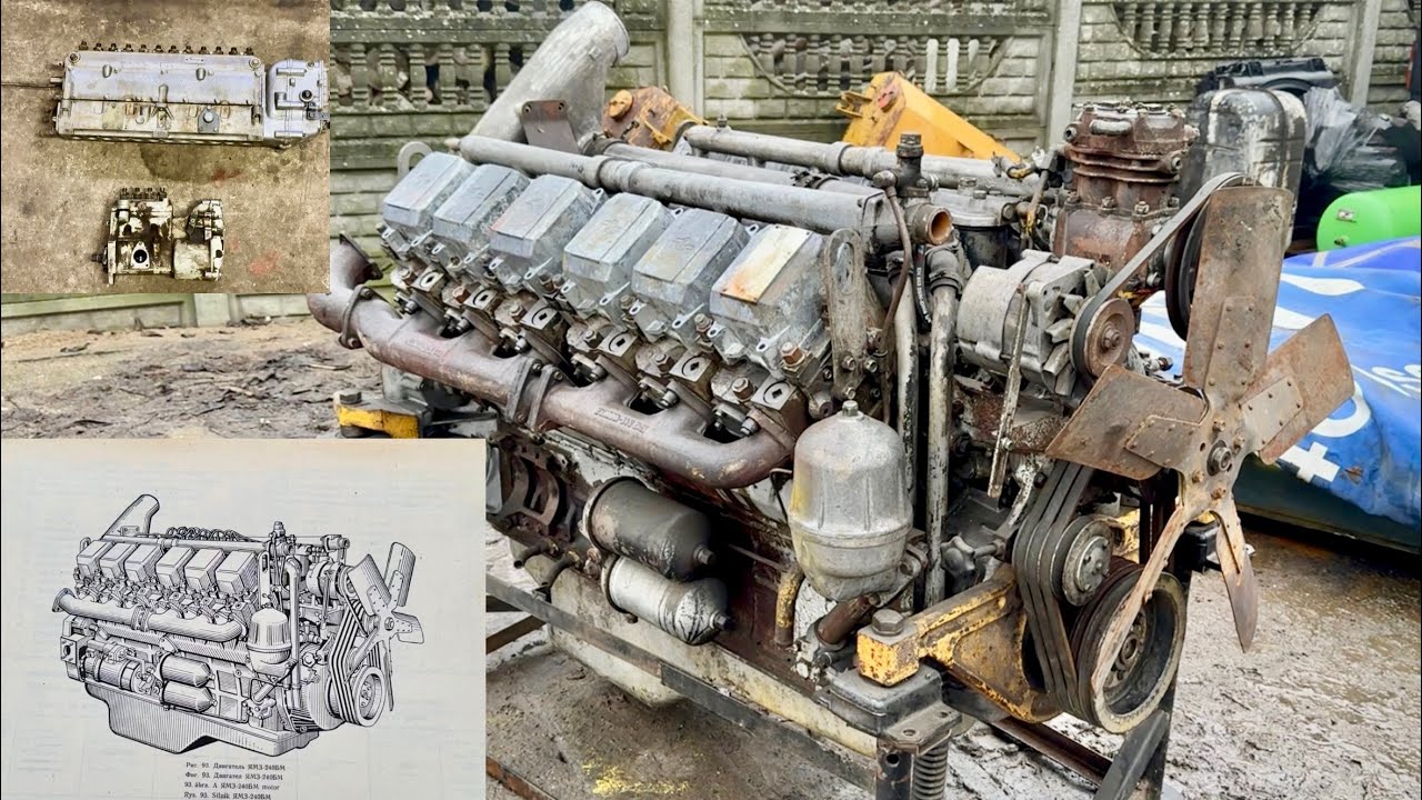 JAMZ 240BM2 V12 Wszytko o silniku na 500KM do Kirowca K703M DO LASU!!! Sprawa do WAS! Rolnik Łukasz