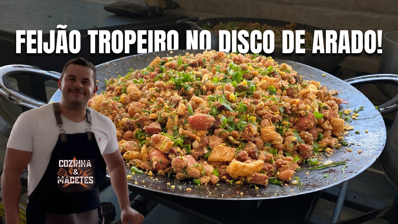 COMO FAZER FEIJÃO TROPEIRO NO DISCO DE ARADO