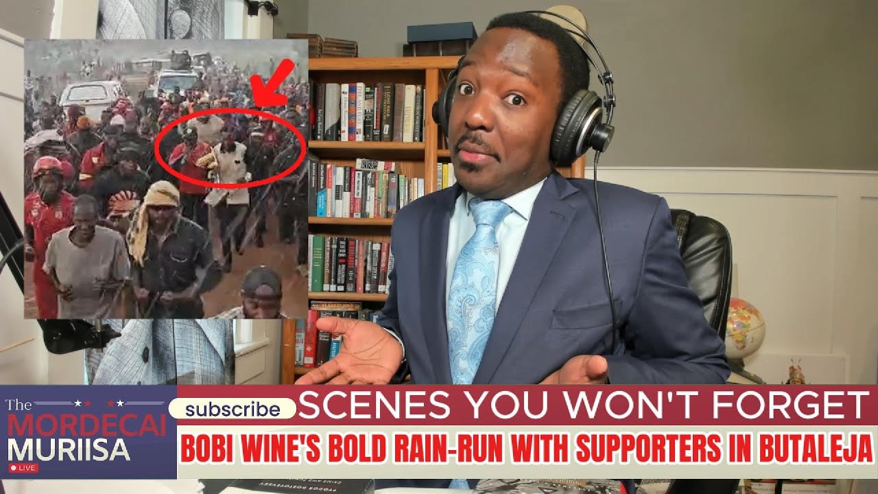 Scenes You won't Forget: Bobi Wine's Bold Rain-Run in Butaleja.