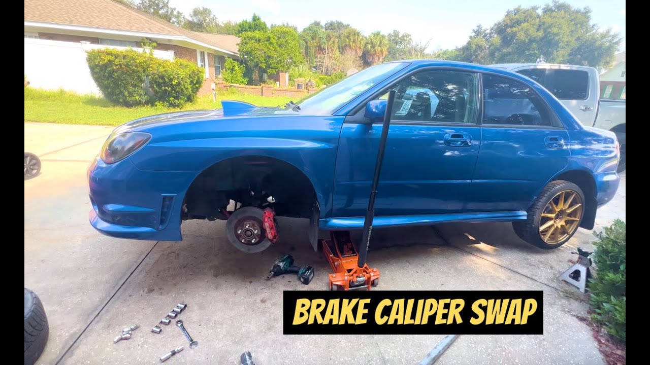 Replacing 2007 Subaru WRX Front Brake Caliper