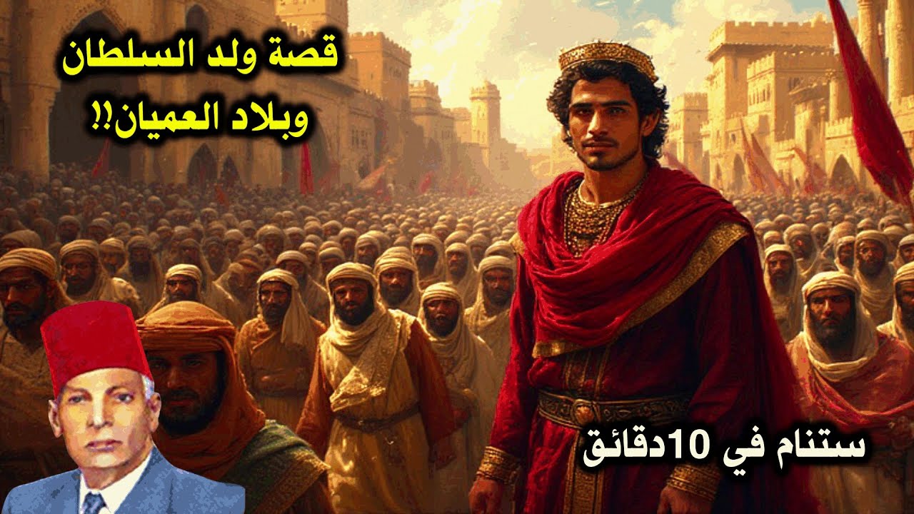 حكايات عبد العزيز العروي | لأول مرة على يوتيوب قصة ولد السلطان وبلاد العميان!!