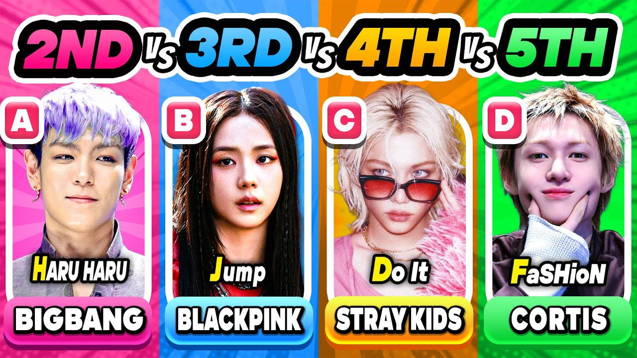 Save One Song: 2ND vs 3RD vs 4TH vs 5TH | Kpop Quiz 2025