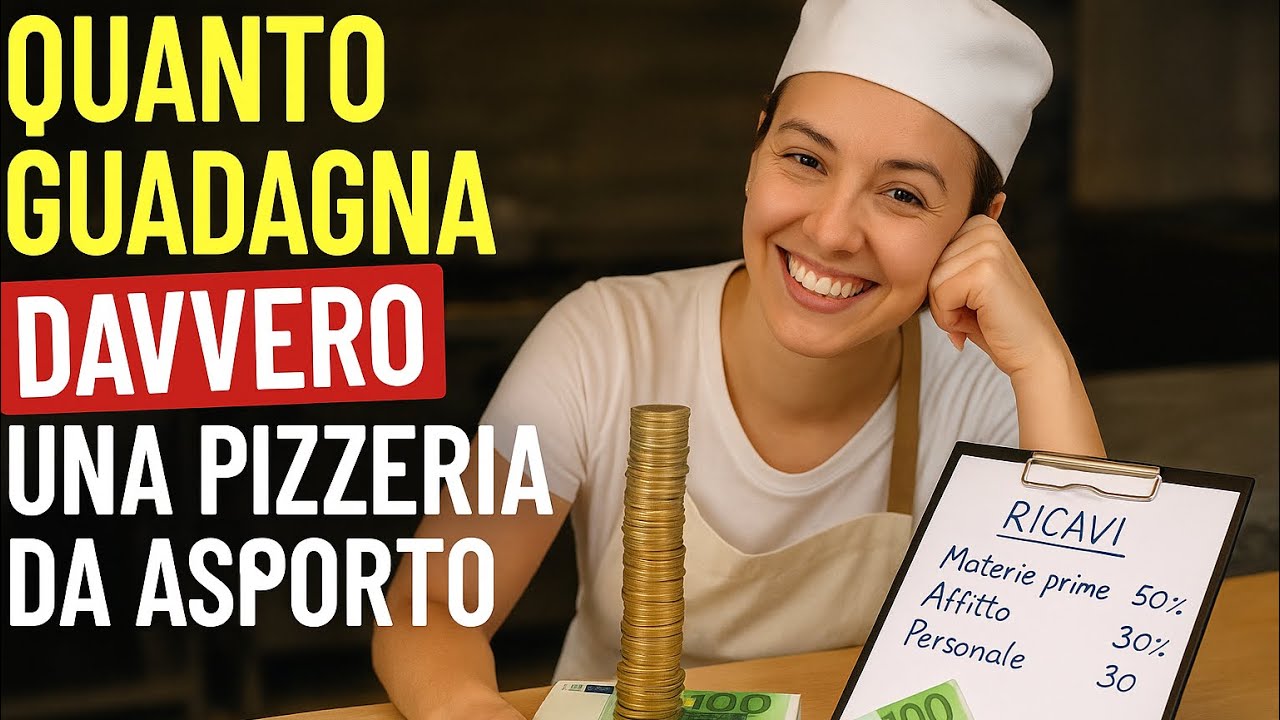 Quanto guadagna DAVVERO una piccola pizzeria da asporto? Tutti i costi e i profitti spiegati