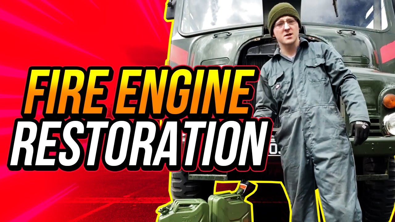 Changing The Coolant on my 1956 Ex-Military Fire Engine: Green Goddess