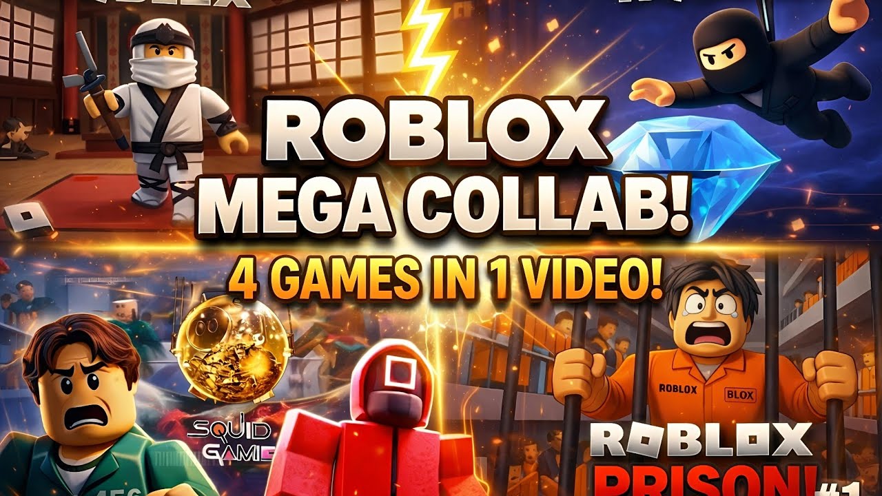 Roblox MEGA COLLAB: From Ninjas to Prison Break!