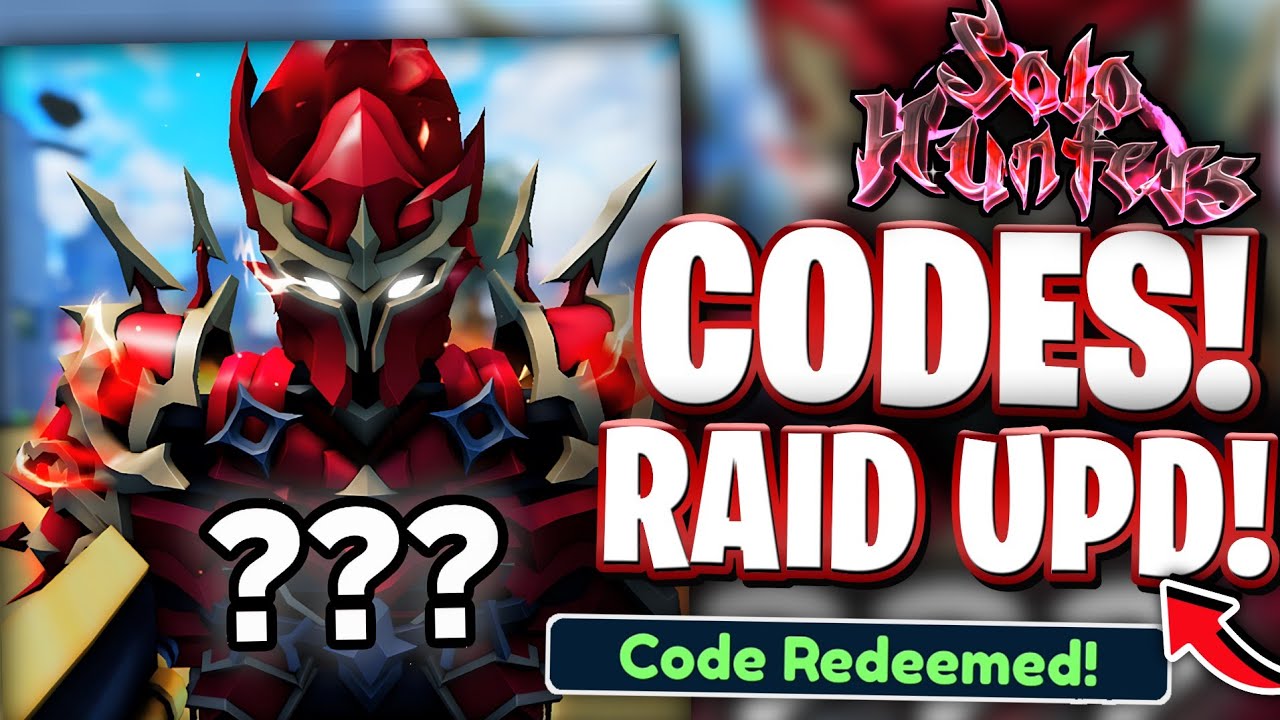 💥*RAID UPD* ROBLOX SOLO HUNTERS CODES! BRAND NEW RAID UPDATE CODES FOR SOLO HUNTERS