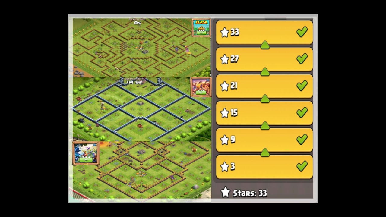 Clash of clans 10th Anniversary Attack ★★★