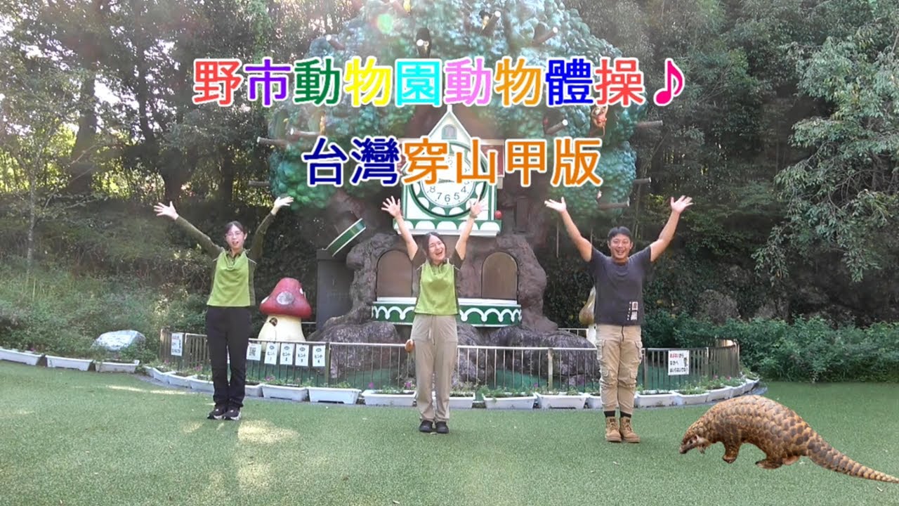 のいちdeどうぶつ体操♪台湾ver.～センザンコウ編～（中国語繁体字版）