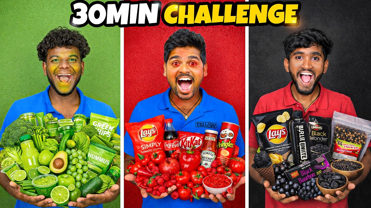Food of The Same Colors Challenge 🔥🔥 Telugu Experiments