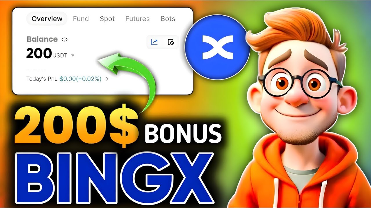 BINGX 200$ Free Signup Bonus 🤑 | Free BingX Bonus Voucher | Trader Asghar LLC 