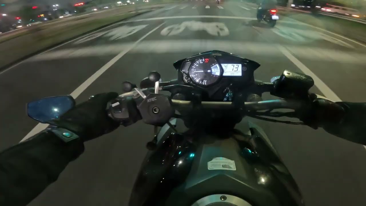 POV 4K MT-03 HIGHROAD NIGHT RIDE PURE SOUND