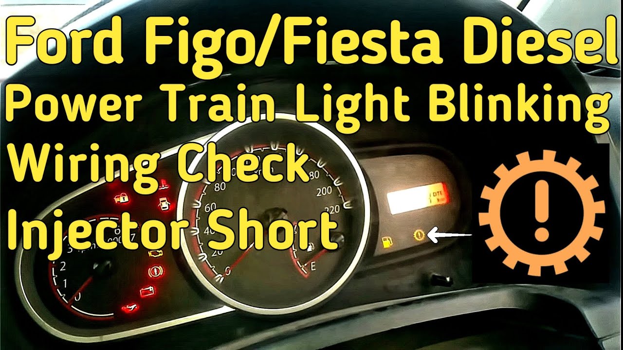 Ford Figo/Fiesta Starting Problem // Power Train Light Blinking //Injector Short