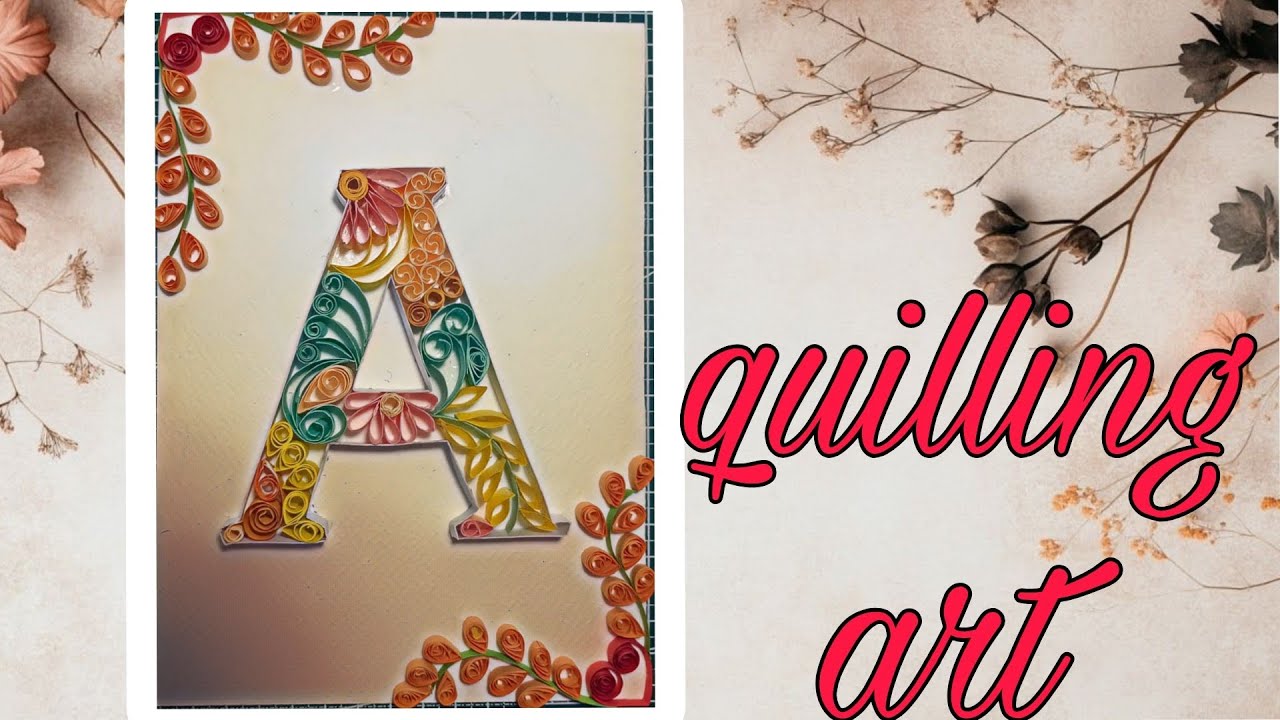 Quilling paper art|| how to make 3d paper craft🥳