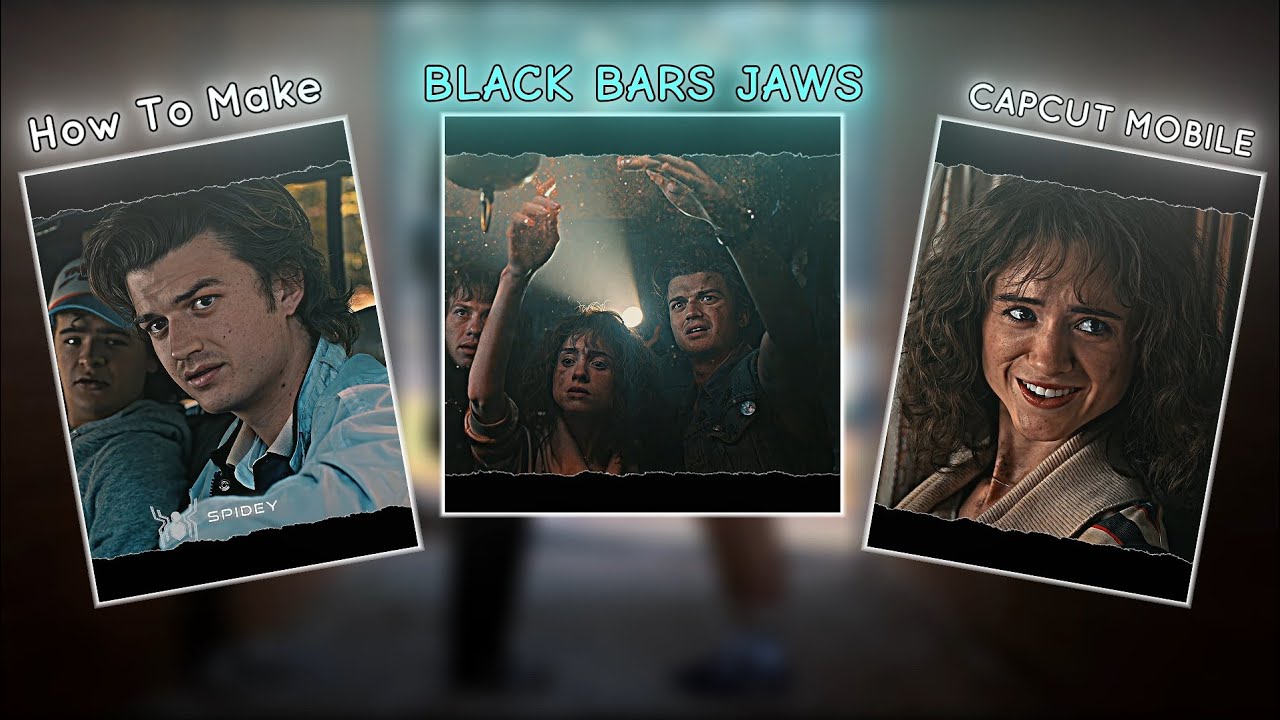 How To Make Cinematic Black Bars (JAWS) in CapCut Mobile | 1 Minute Tutorial
