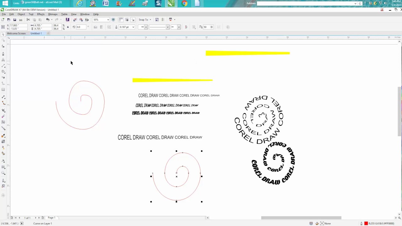Corel Draw Tips & Tricks Text in a spiral