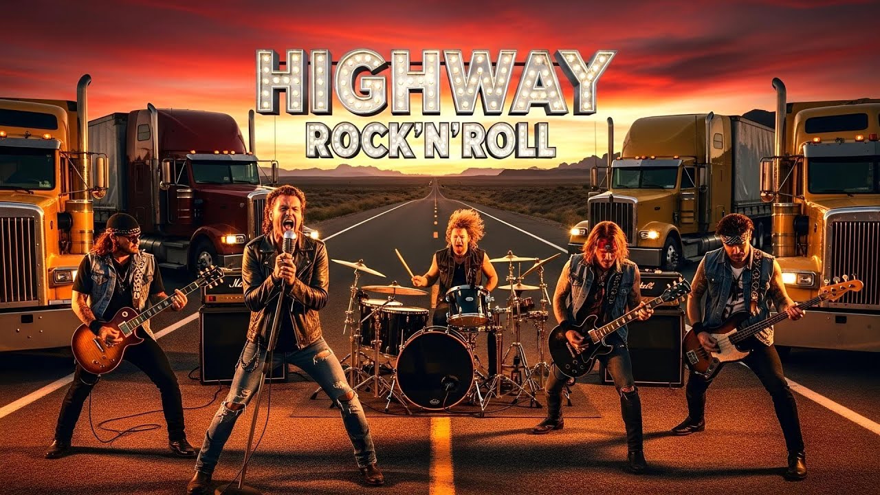 Highway Rock&rsquo;n&rsquo;Roll &ndash; Brotherhood on the Open Road 🤘 &ndash; Roadtrip Rock Playlist for Free Spirits 🛣️