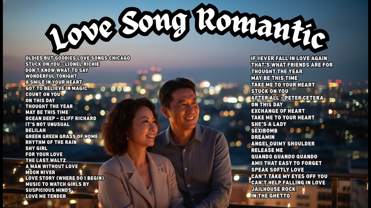 Best Old Love Songs – Lionel Richie, Céline Dion, Bee Gees, Richard Marx Classic old