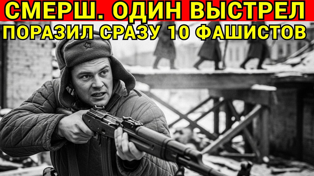 Как ОДИН Меткий Выстрел Советского Снайпера поразил сразу 10 Немцев