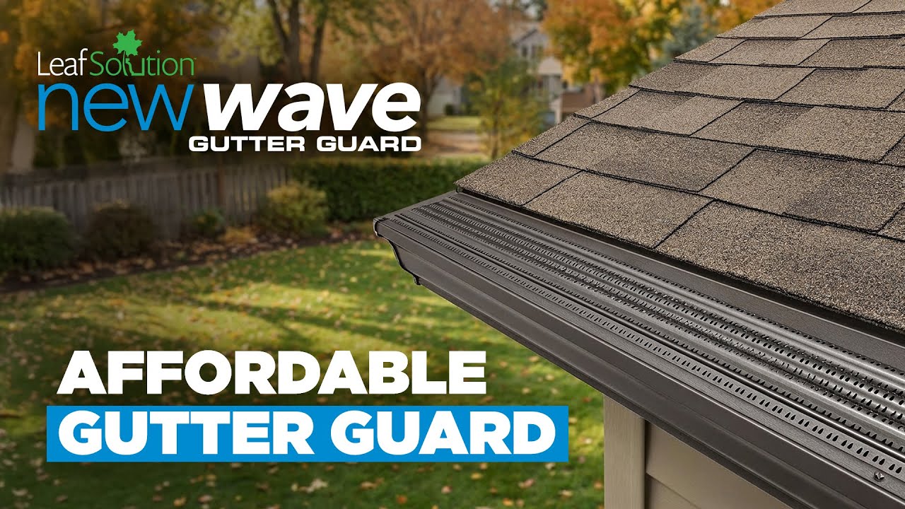 New Wave Gutter Guard by Leaf Solution