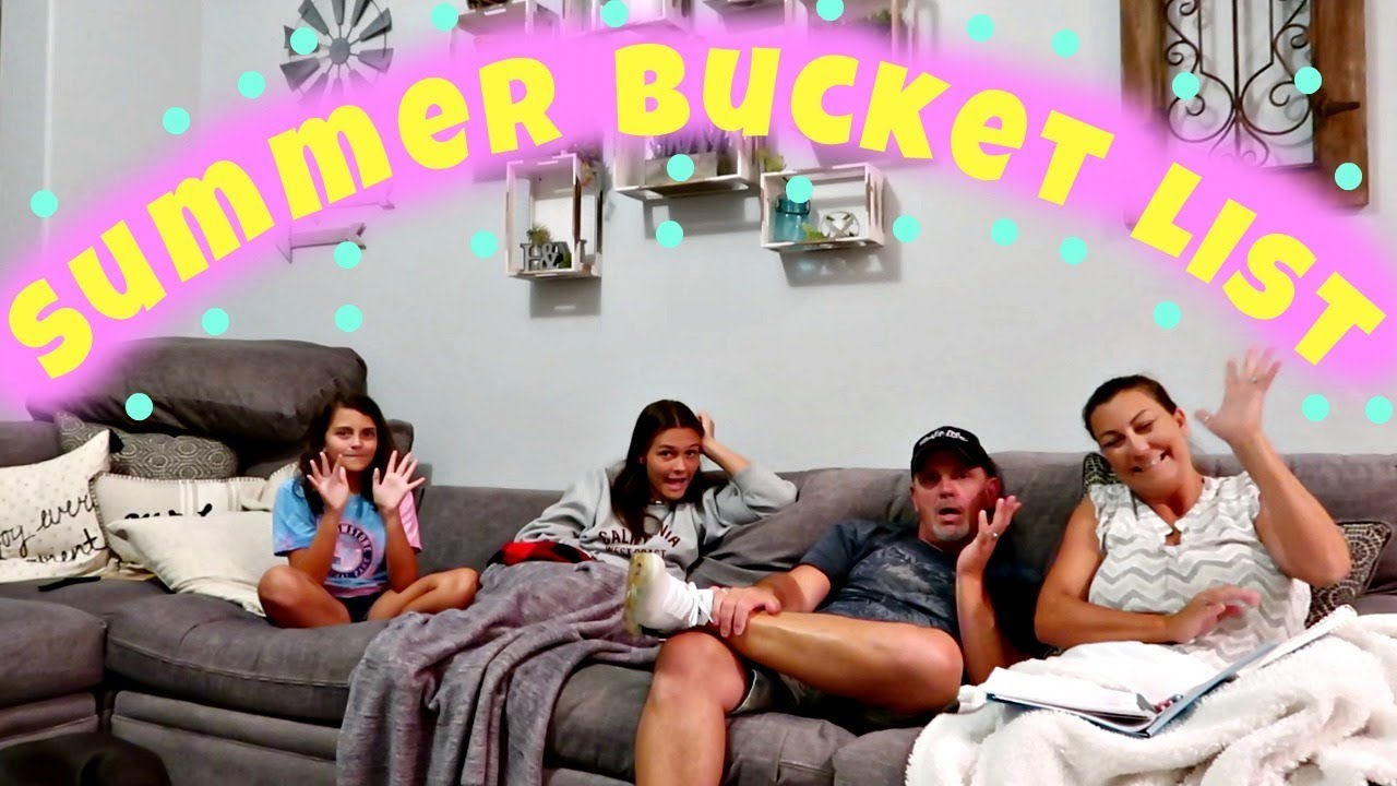 Our SUMMER Bucket List 2019 Ideas for Summer Plans! | Emma and Ellie