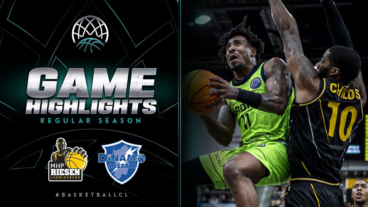 MHP RIESEN Ludwigsburg v Banco di Sardegna Sassari | Gameday 3 | Highlights | #BasketballCL 2023-24