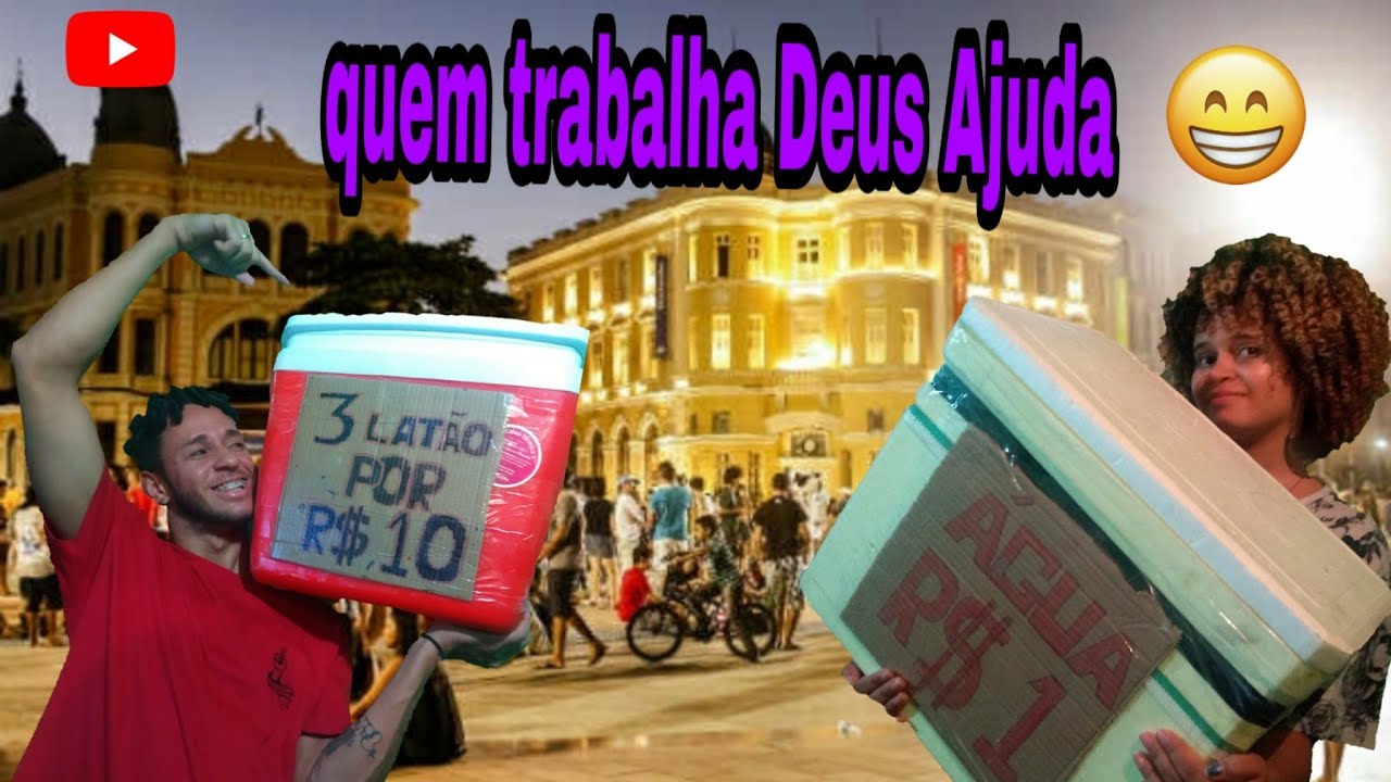VLOG:  FOMOS VENDER ÁGUA E CERVEJA NO RECIFE ANTIGO | BEM VINDOS A NOSSA REALIDADE
