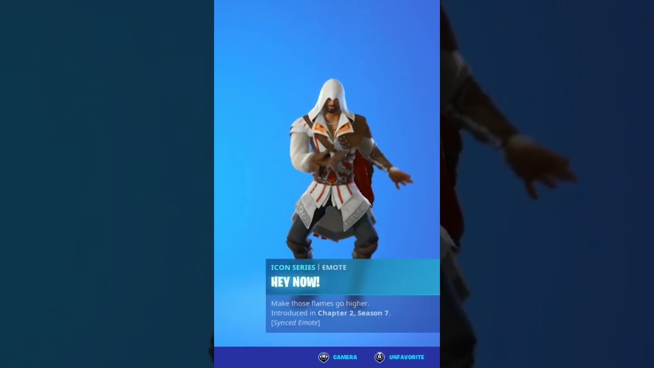 HEY NOW! - EZIO SKIN Showcase with All Fortnite Dances & Emotes! (Fortnite x Assassin's Creed)