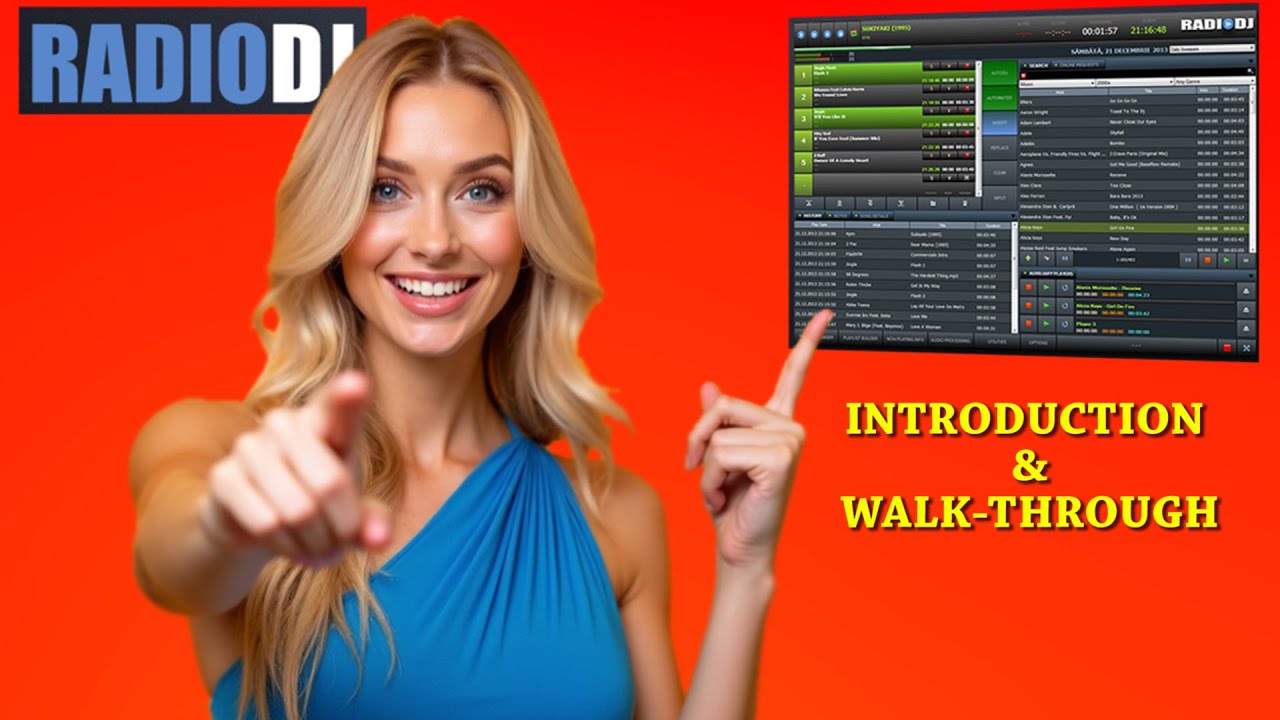 Radio DJ Software Tutorial Beginner Introduction RadioDJ Basics