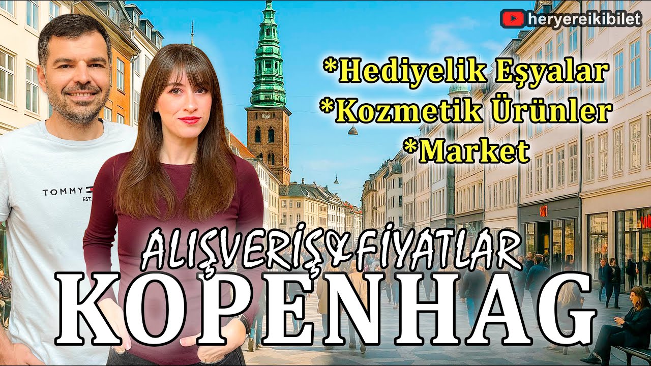 Kopenhag'da Alışveriş: Market Fiyatları&Kozmetik Mağazalar&Hediyelikçiler #73 🇩🇰