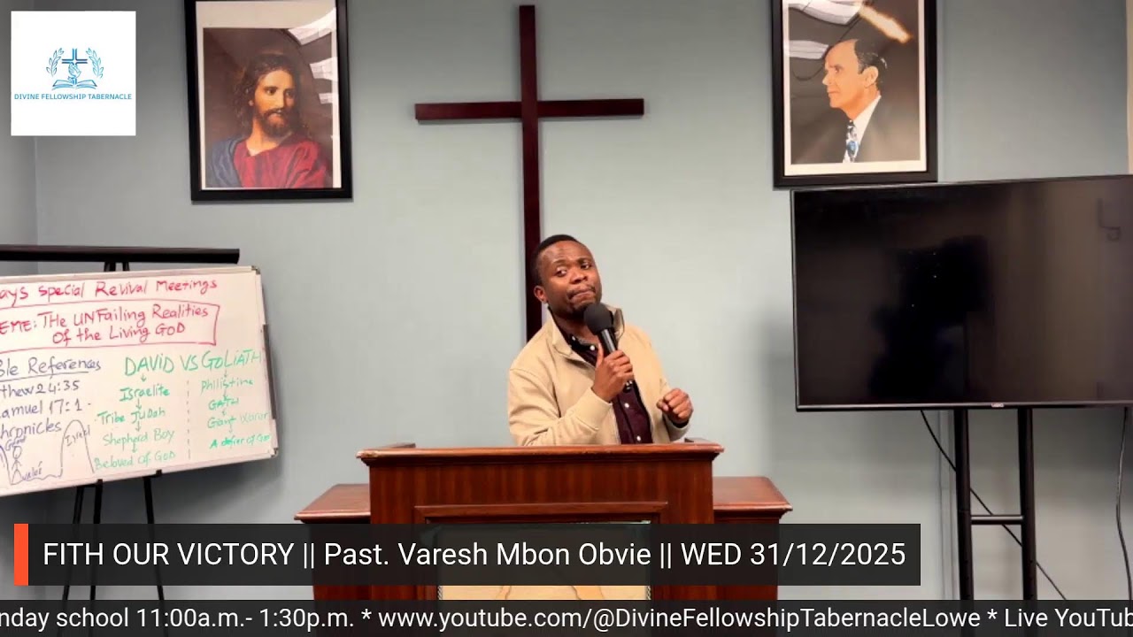Cross over Night Service 2025-2026|| PAST VARESH MBON ||WED 12/31/2025