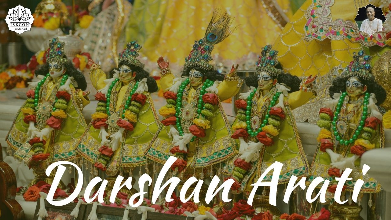 Darshan Aarti || 24th February 2026 || ISKCON Faridabad||