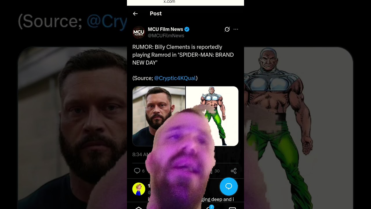 Billy Ciements is reportedly playing Ramrod in Spider-Man brand new day