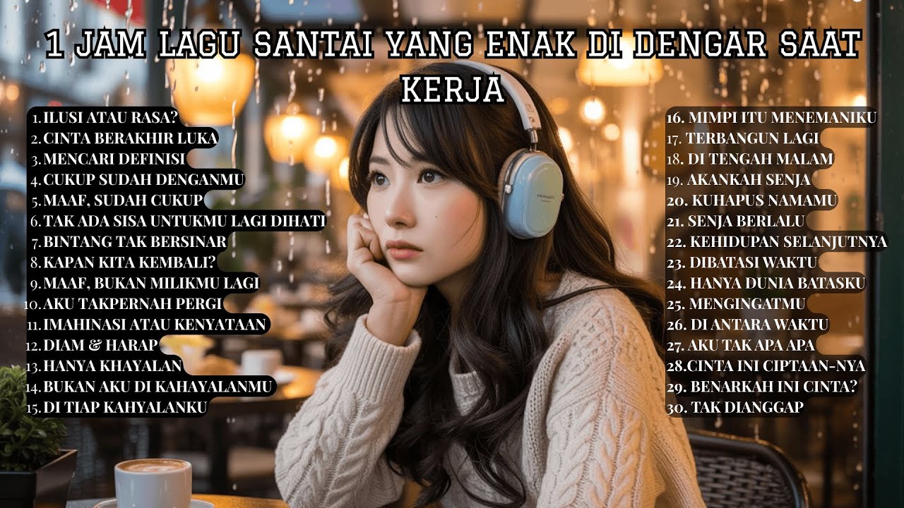 VIRAL!!! 1 Jam Lagu Santai Lo-fi Pop – Hati yang Terdiam Menunggu | Musik Tenang, Rindu & Kenangan