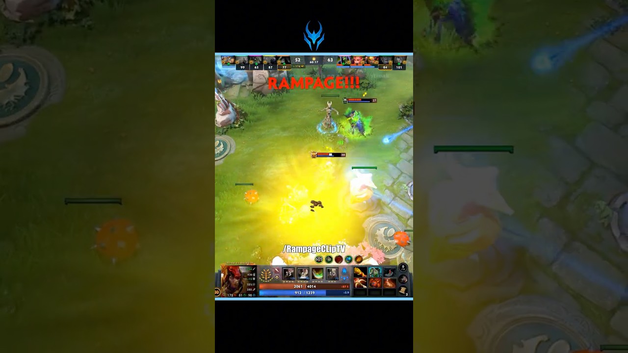 WTF DOMINATION 😱 LEGION COMMANDER RAMPAGE 👑 #dota2